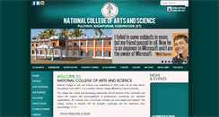 Desktop Screenshot of nationalcollegepuliyavu.com