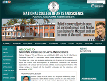 Tablet Screenshot of nationalcollegepuliyavu.com